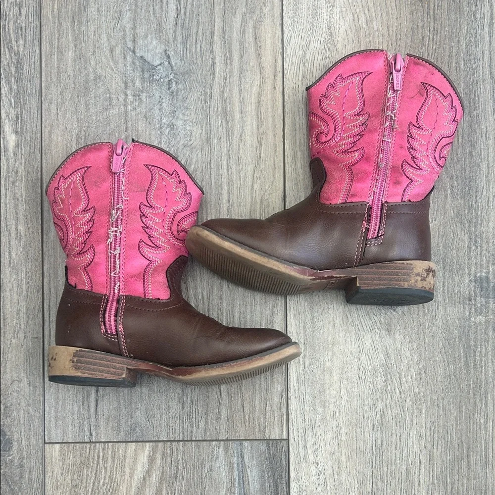 Toddler Girls Roper Cowgirl Boots - Picture 4 of 7